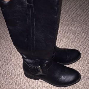 High Knee black boots